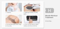 EMS Muscle Stimulator Electrostimulation Machine Breast Lifting Body Shaping Ralax Massager Electro Microcurrent Stimulation