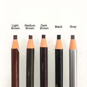 5pcs/Set Eyebrow Pencil Makeup Eyebrow Enhancers Cosmetic Art Waterproof Tint Stereo Types Coloured Beauty Tools (Color: 1 Per Color)