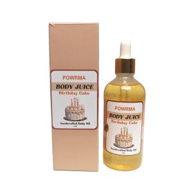 Body Juice Oil Vanilla, Body Juice Oil Cake, Body Juice Oil Peach Perfect (Style: Birthday cake)